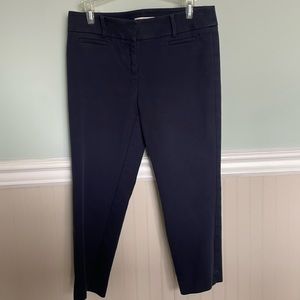 Loft Navy Ankle Pants 4P